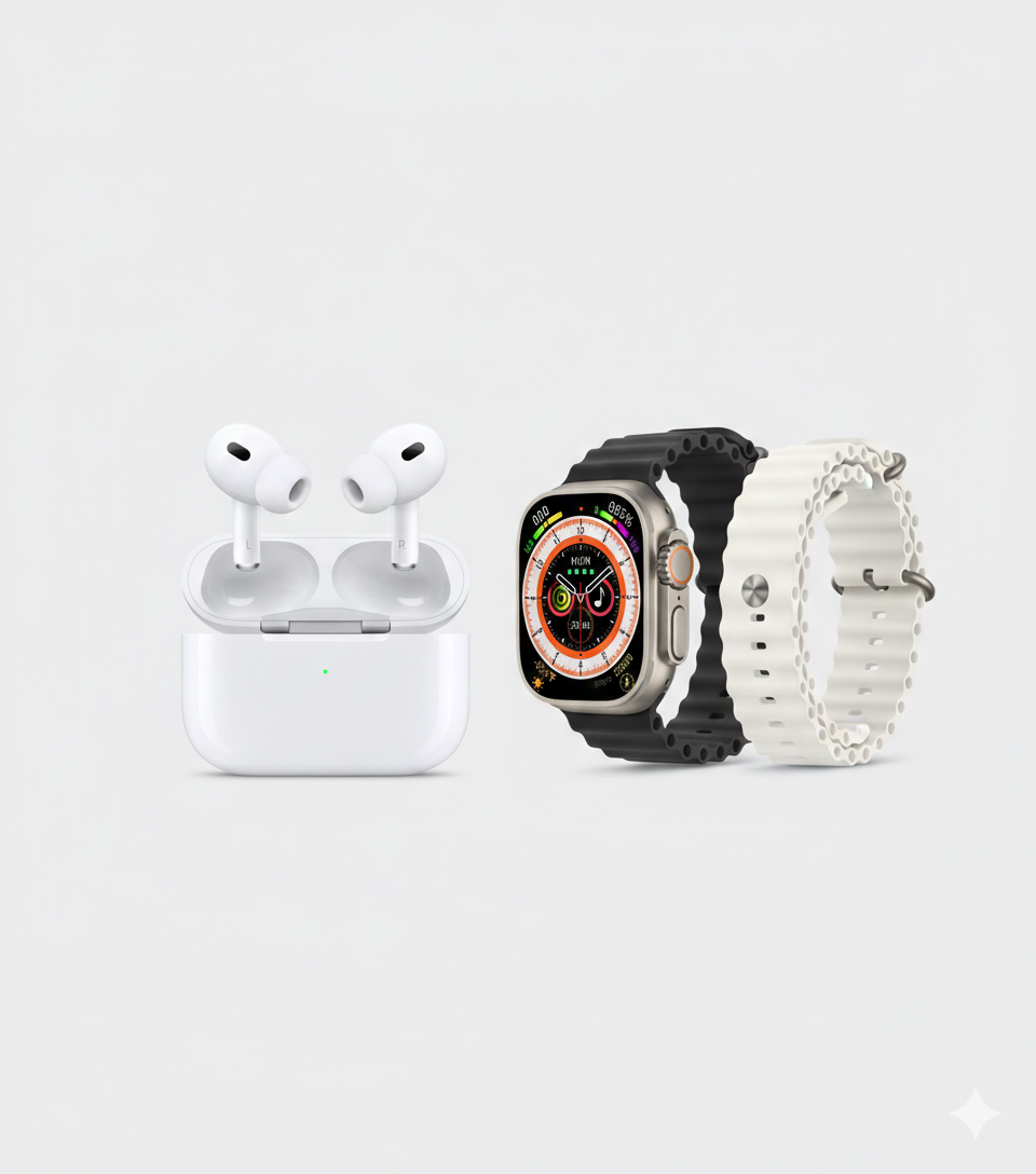 Smartwatch Ultra Pro + Auriculares Wireless GRATIS (Pack Limitado)