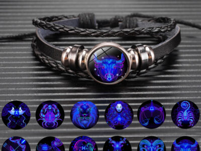 Zodiac Constellation Bracelet - Braided Design for Men, Women, and Kids