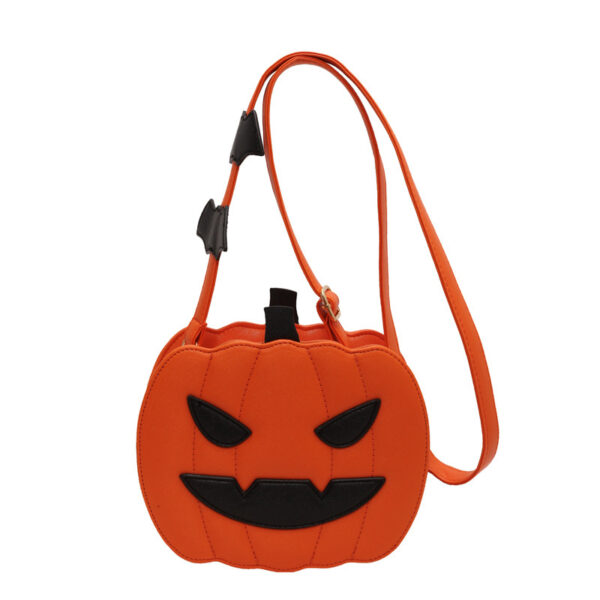 2023 Halloween Bags Funny Pumpkin Cartoon Shoulder Crossbody Bag With Bat Personalized Creative Female Bag - Image 8